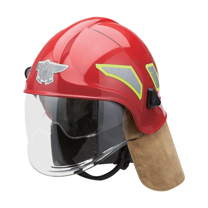 SCA 1205RD Firefighting Helmet — Two-Visor System